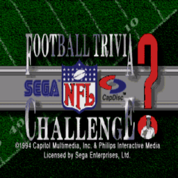 NFL Football Trivia Challenge (U) Title Screen